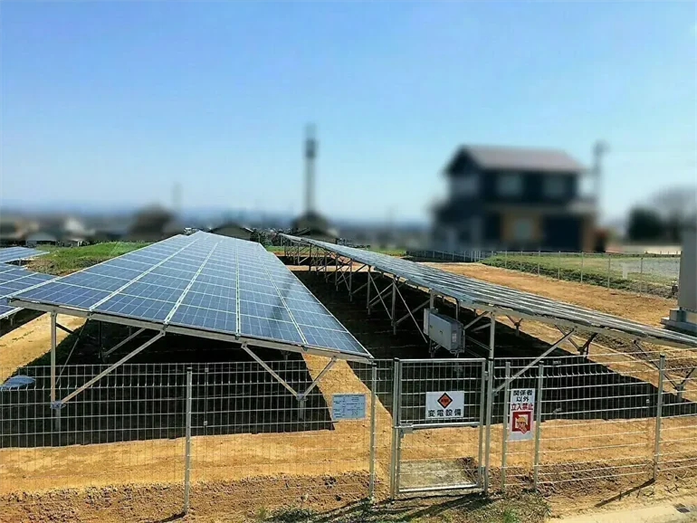愛知県知多郡_売電型太陽光発電施工事例