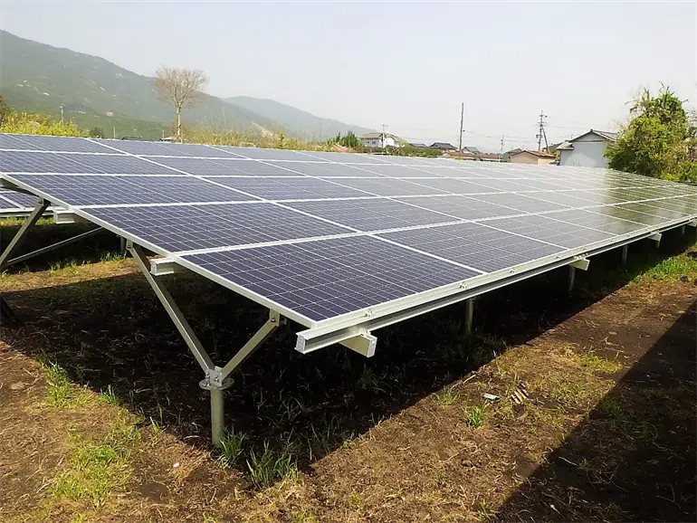 施工実績_売電型太陽光発電_愛知県新城市