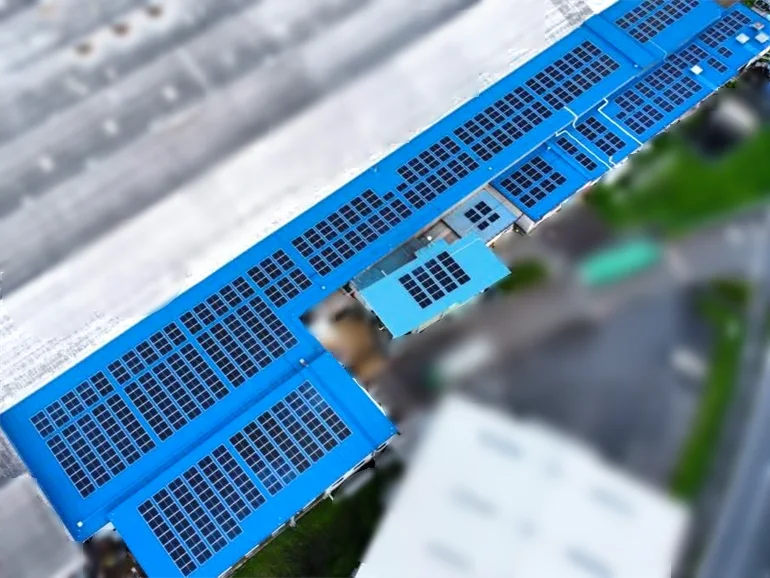 工場屋根上太陽光発電_三重県いなべ市