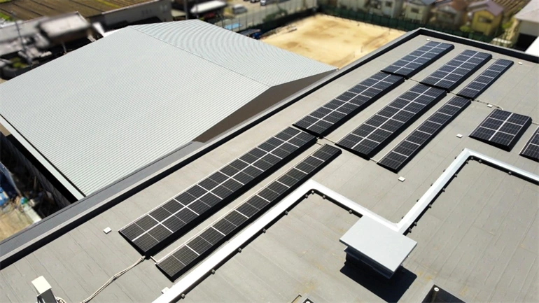 屋根上太陽光発電_奈良市学校施設