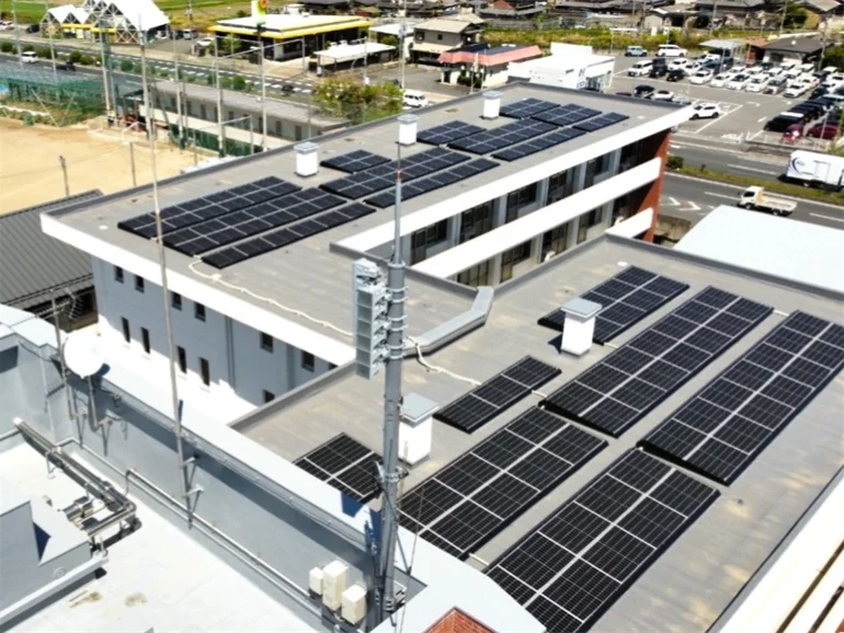 屋根上自家消費太陽光発電_奈良市学校施設