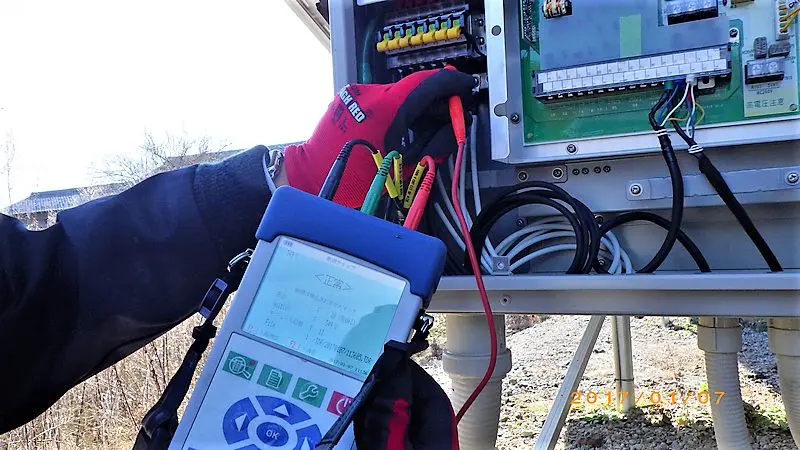 太陽光O＆M_ストリング内部抵抗検査