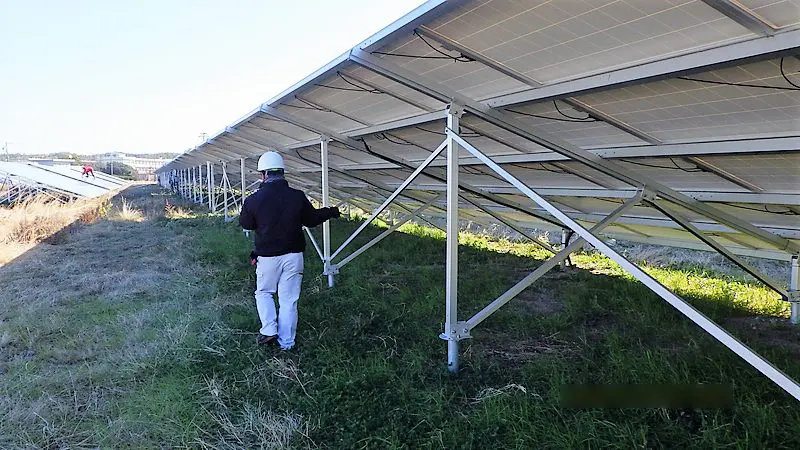 太陽光O＆M_架台点検