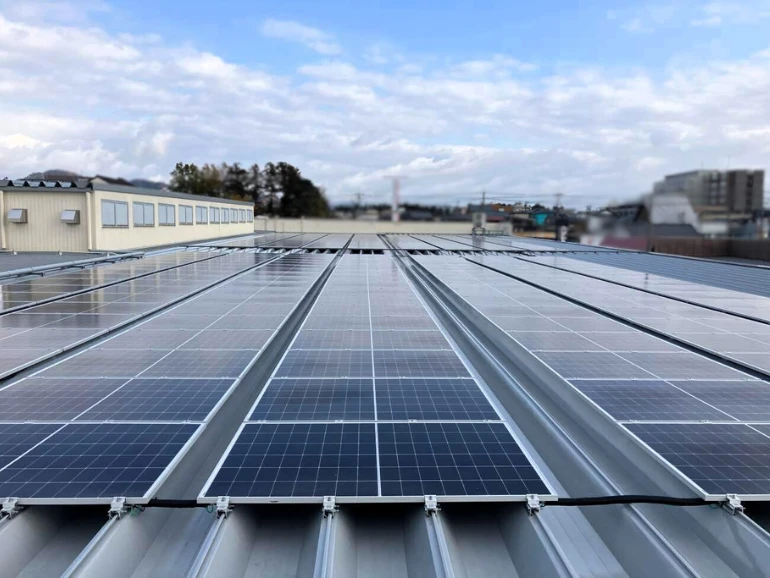自家消費型太陽光発電施工実績_スーパーマーケットバロー神明店