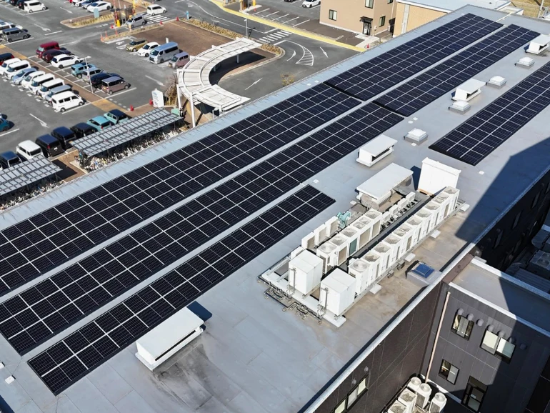 奈良病院様_自家消費太陽光発電導入事例