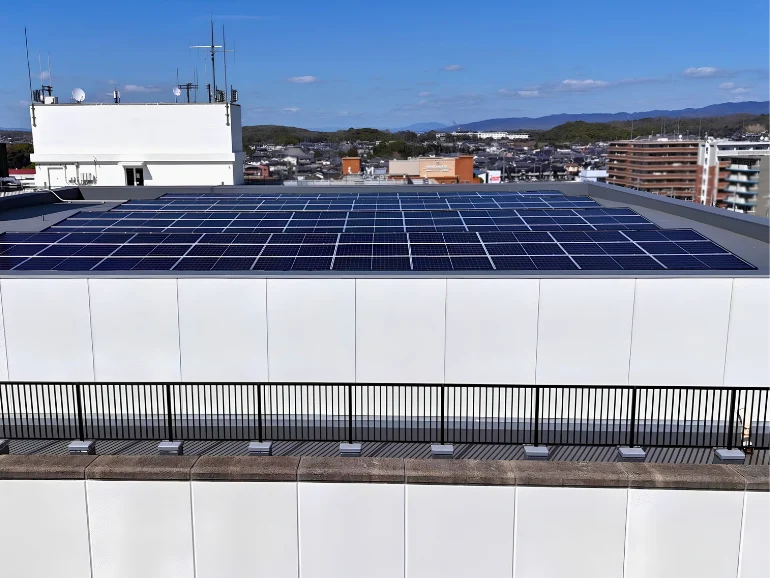 奈良市役所様_自家消費太陽光発電導入事例