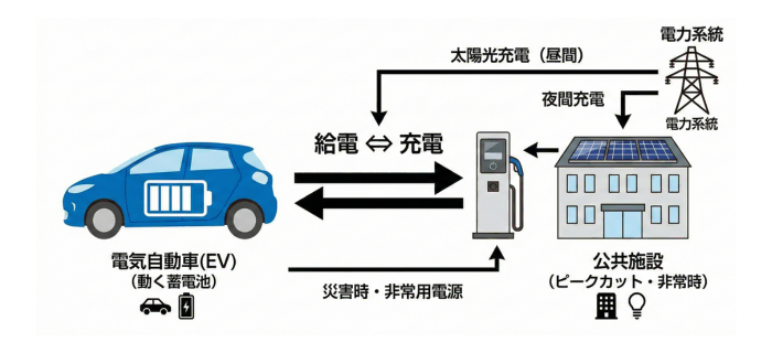 V2H_公共施設の脱炭素化支援_ユニバーサルエコロジー