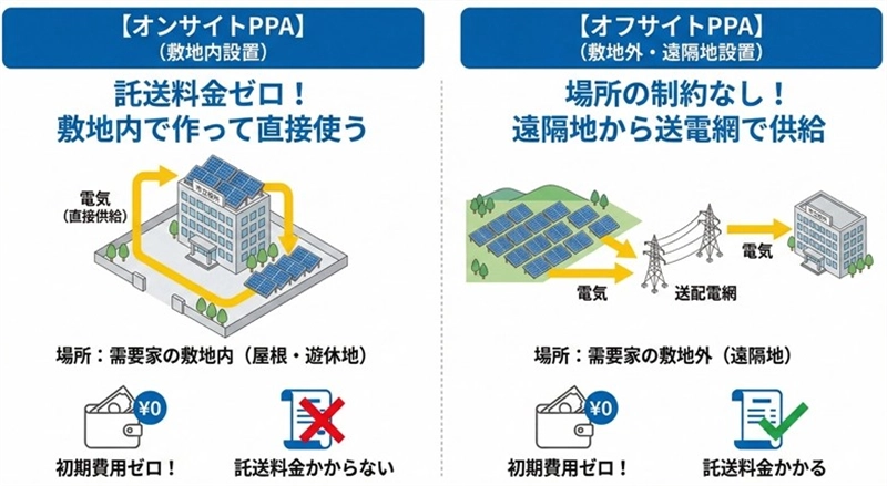 オンサイトPPA_オフサイトPPA_公共施設の脱炭素化支援_ユニバーサルエコロジー